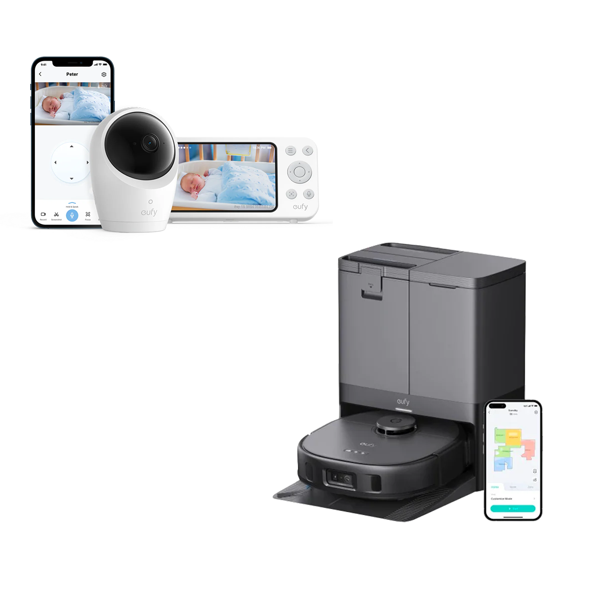 eufy X10 Pro Omni + Baby Monitor E20