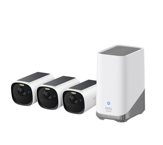 eufyCam E40 3-Cam Kit + HomeBase S280