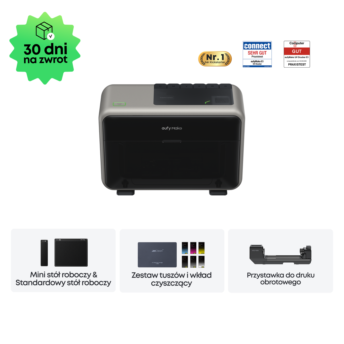 Drukarka UV eufyMake E1: pierwsza osobista drukarka z teksturą 3D