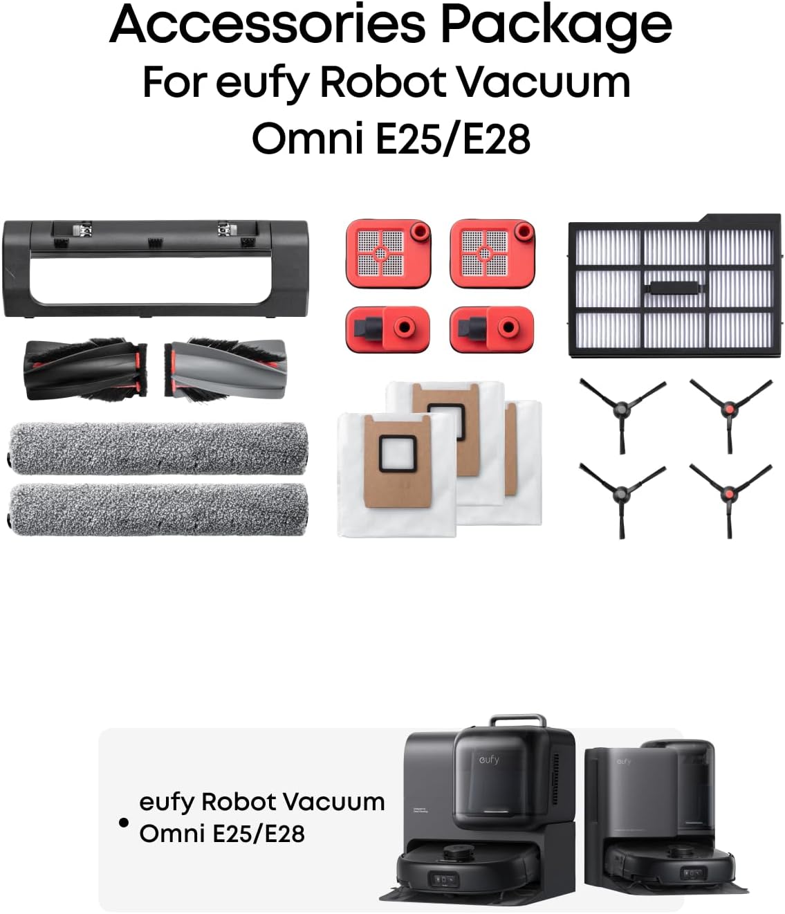 eufy Accessories Package（Compatible with eufy E28 and E25）