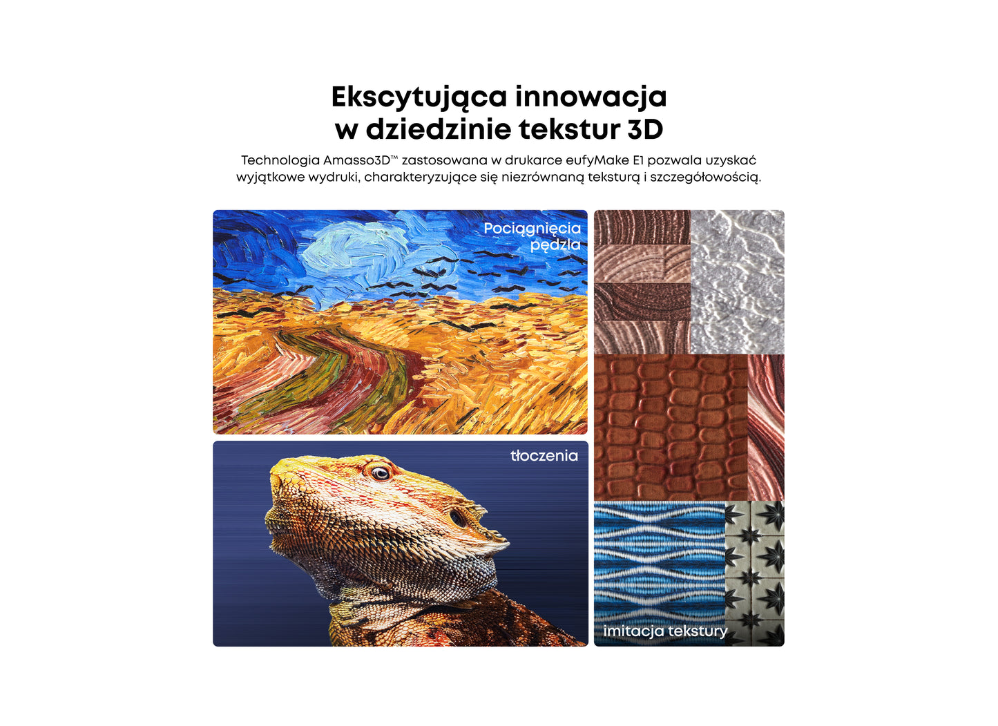 Drukarka UV eufyMake E1: pierwsza osobista drukarka z teksturą 3D