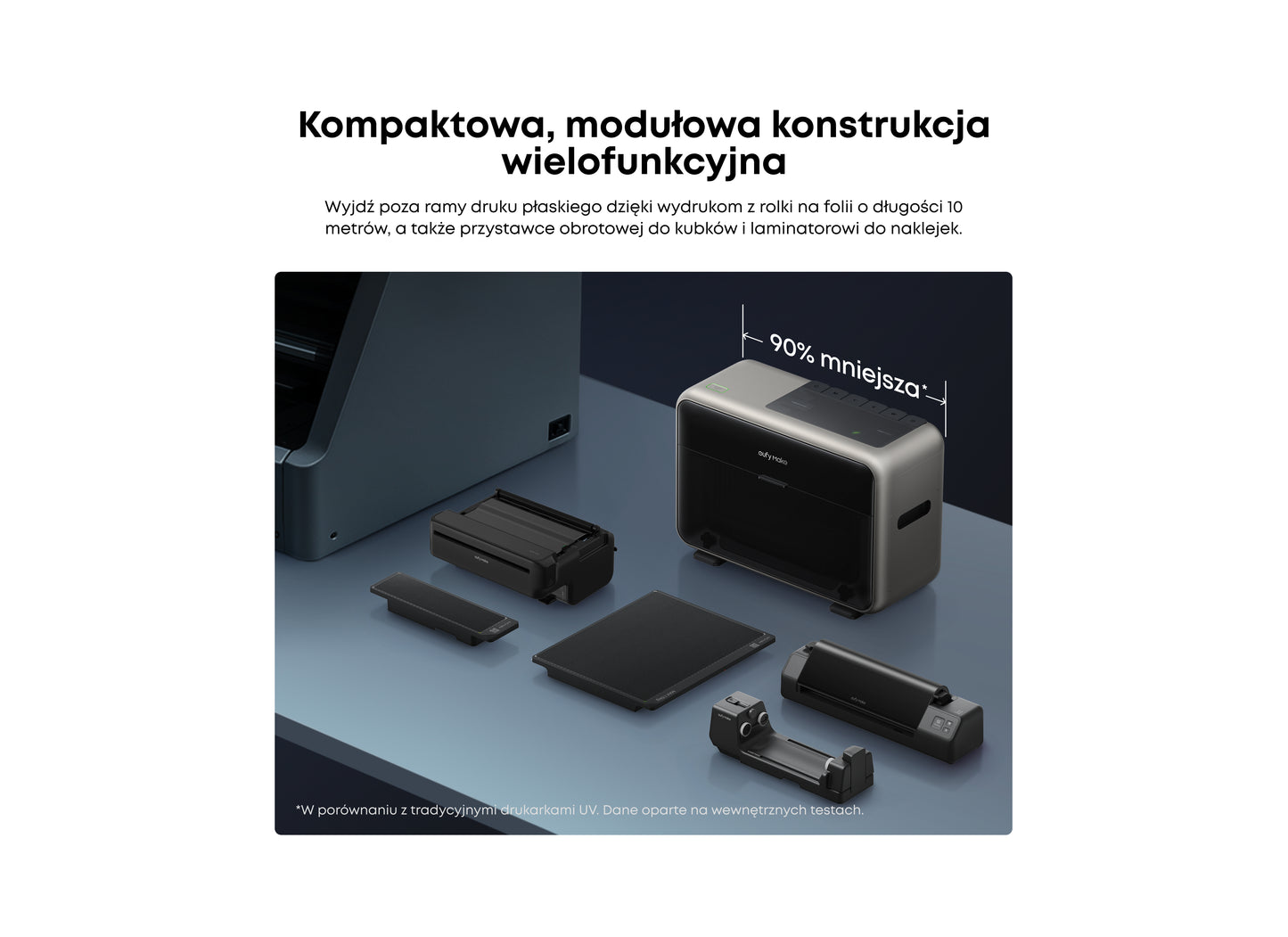 Drukarka UV eufyMake E1: pierwsza osobista drukarka z teksturą 3D